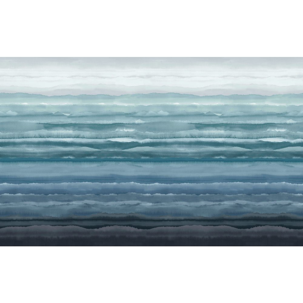 Strata Sapphire Bespoke Mural - 130051