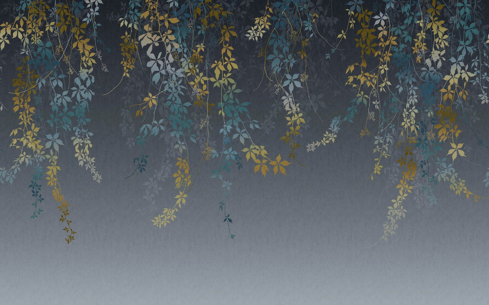 Virginia Creeper Indigo Bespoke Mural by Clarissa Hulse - 130015_TILE_VIRGINIA CREEPER INDIGO_01.jpg