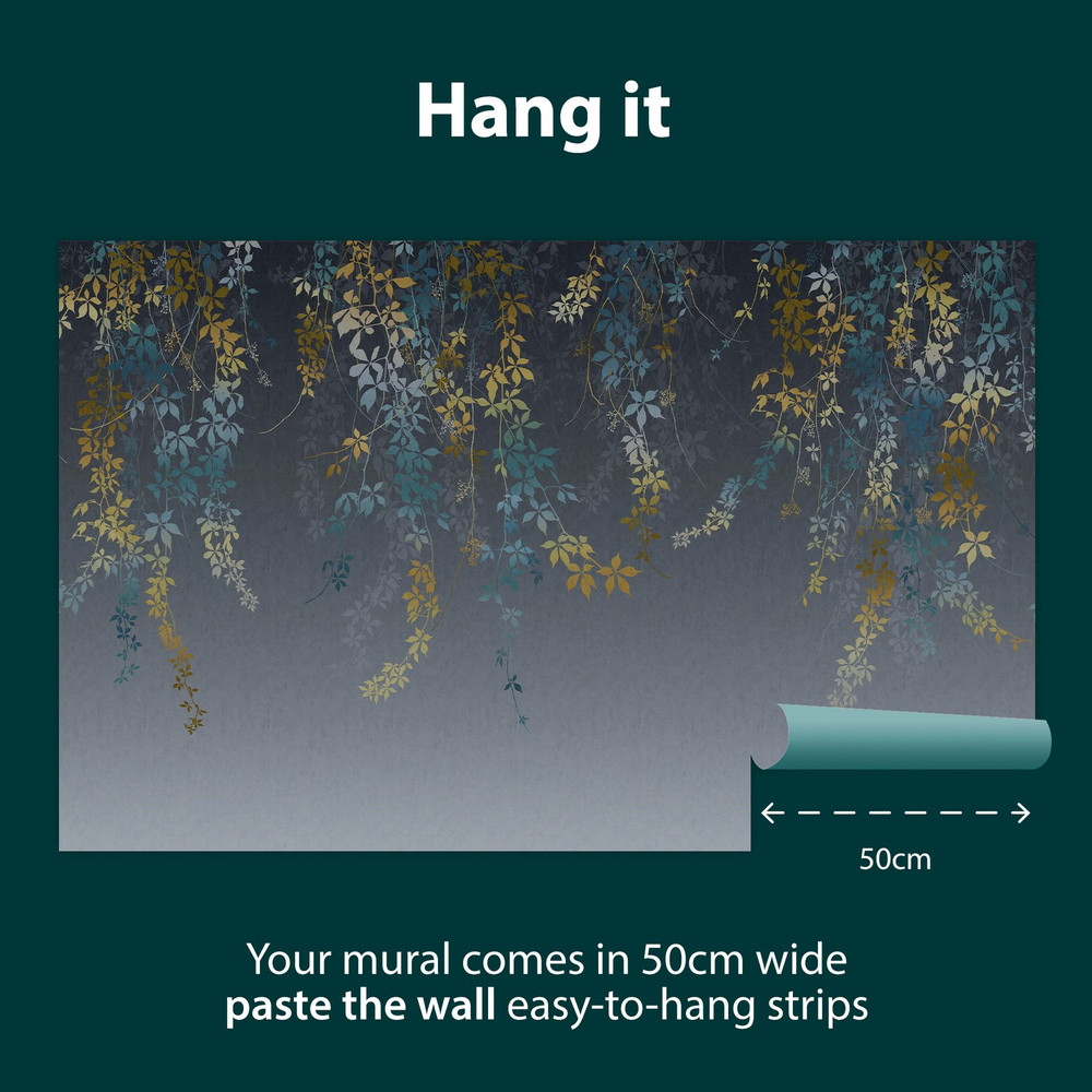 Virginia Creeper Indigo Bespoke Mural by Clarissa Hulse - 130015_INFO_VIRGINIA CREEPER INDIGO_02.jpg