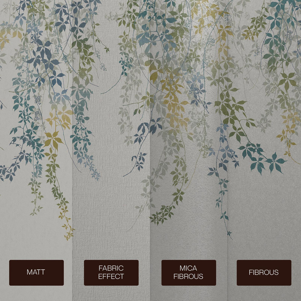 Virginia Creeper Spring Bespoke Mural by Clarissa Hulse. - 130006_SUBSTRATE_VIRGINIA CREEPER SPRING_01.jpg
