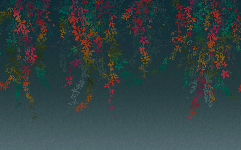 Virginia Creeper Rainbow Bespoke Mural by Clarissa Hulse - 130033FXST_TILE_VIRGINIA CREEPER RAINBOW_01.jpg