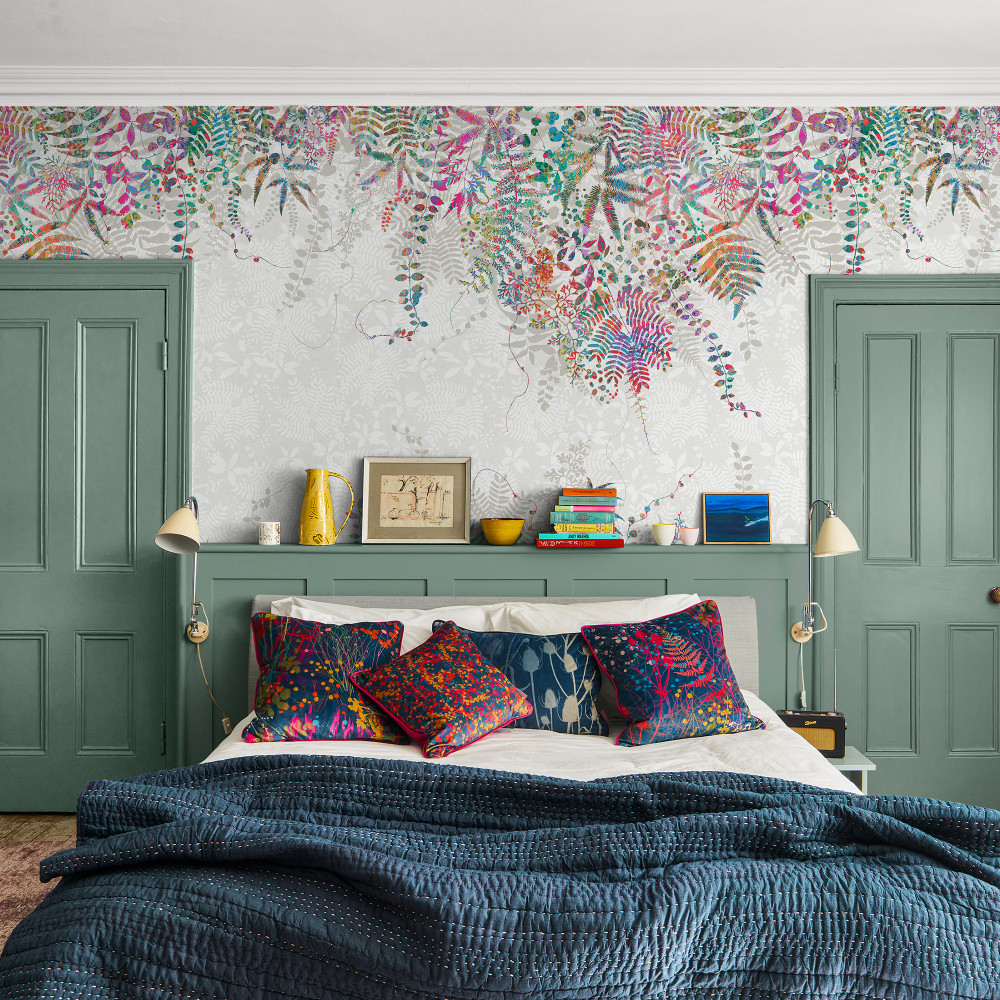 Cascading Kaleidoscope Miami Bespoke Mural by Clarissa Hulse