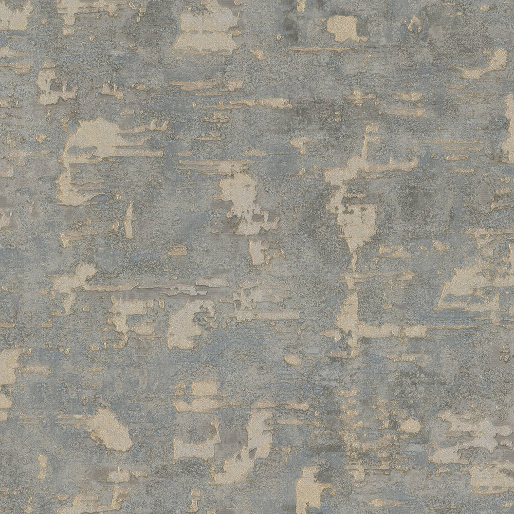 Ornamental Texture Steel & Gold Wallpaper - 128799_TILE_ORNAMENTAL TEXTURE STEEL GOLD_01.jpg