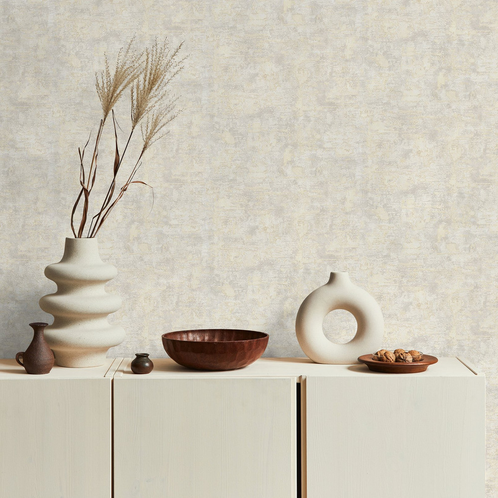 Ornamental Texture Pale Gold Wallpaper - 128784_ROOMSET_ORNAMENTAL TEXTURE PALE GOLD_01.jpg