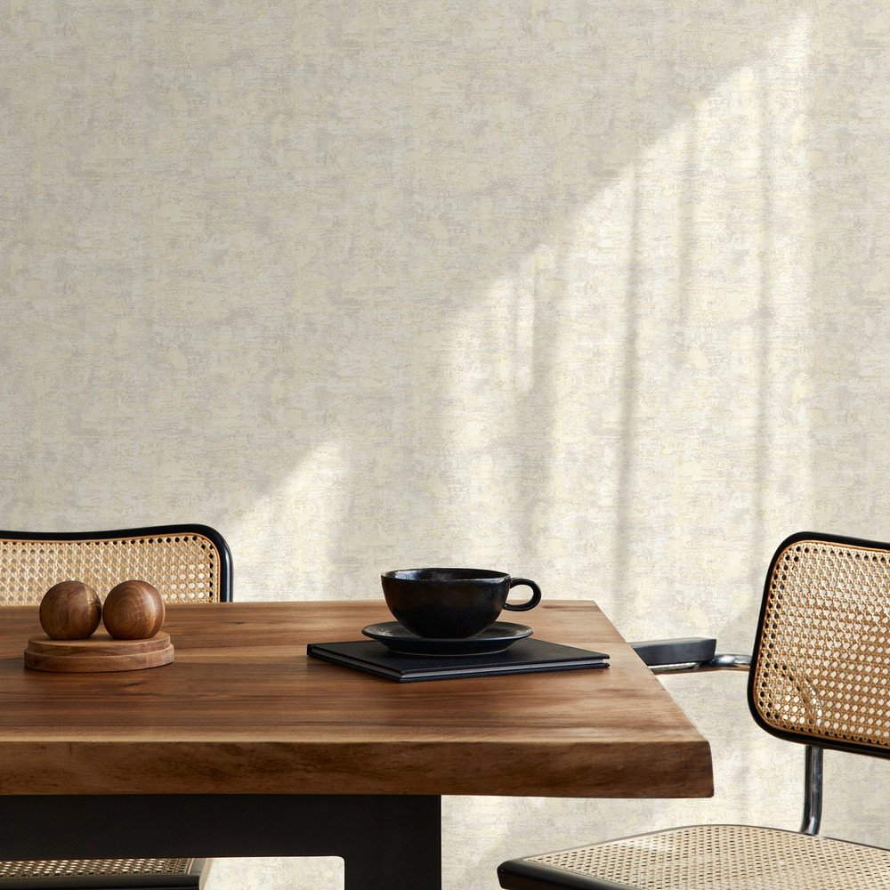 Ornamental Texture Pale Gold Wallpaper - 128784_ROOMSET_ORNAMENTAL TEXTURE PALE GOLD_02.jpg