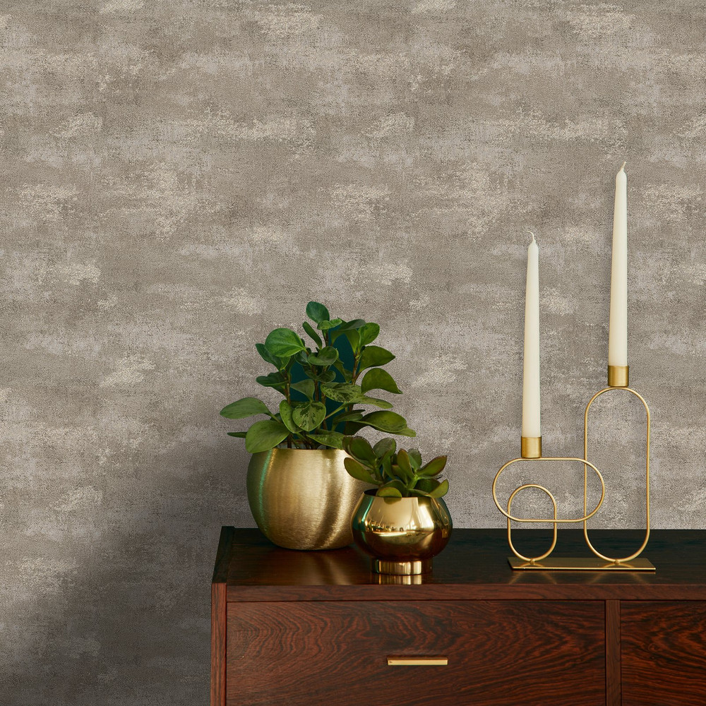 Urban Plaster Mocha Wallpaper - 128781_ROOMSET_URBAN PLASTER MOCHA_01.jpg