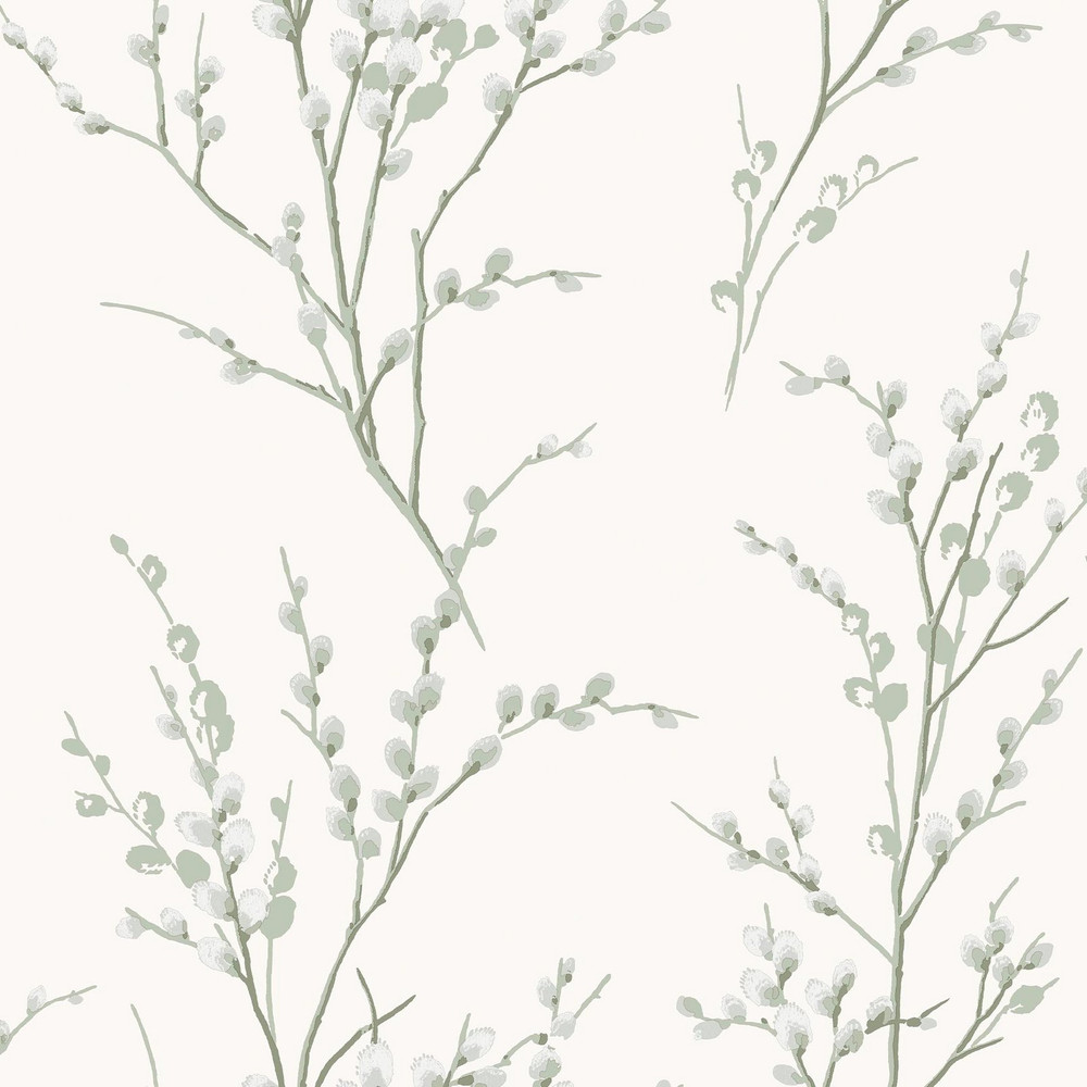 Laura Ashley Pussy Willow Sage Green Wallpaper - 130115_TILE_PUSSY WILLOW SAGE GREEN_01.jpg