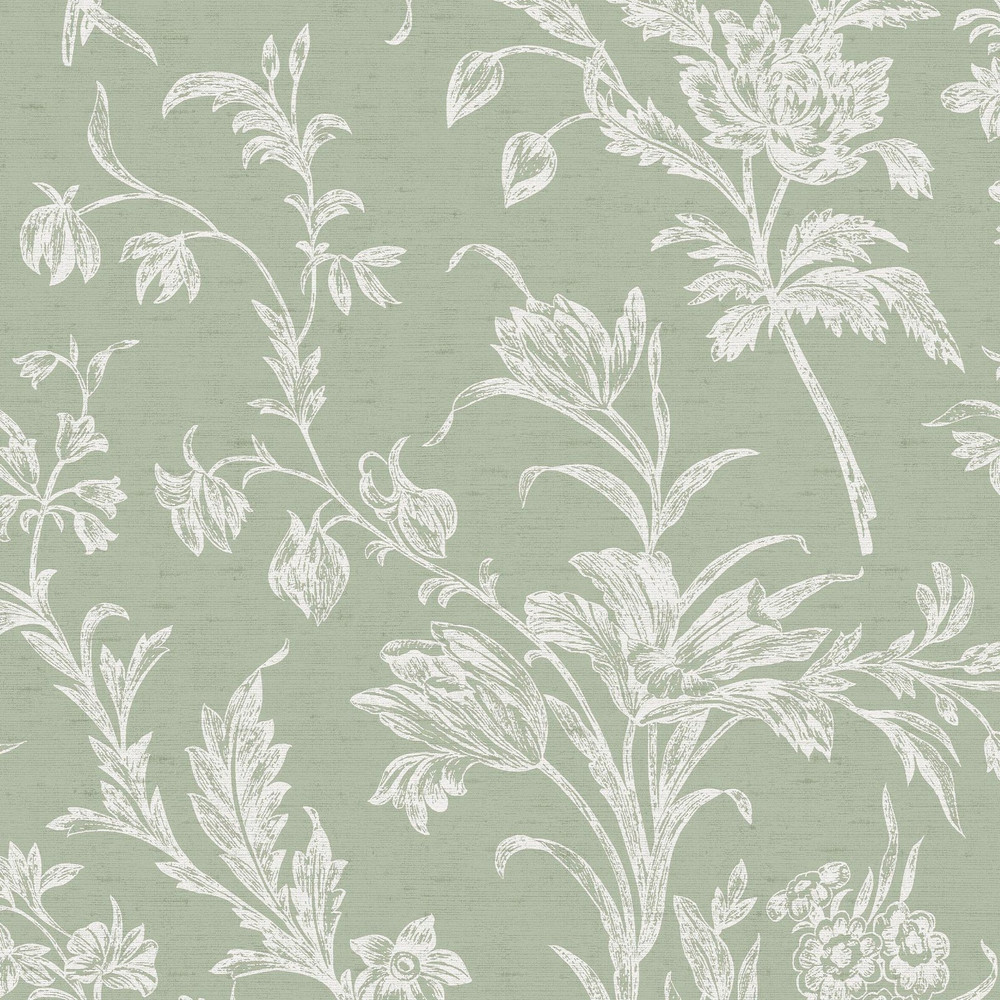 Laura Ashley Lloyd Sage Green Wallpaper - 130116_TILE_LLOYD SAGE GREEN_01.jpg