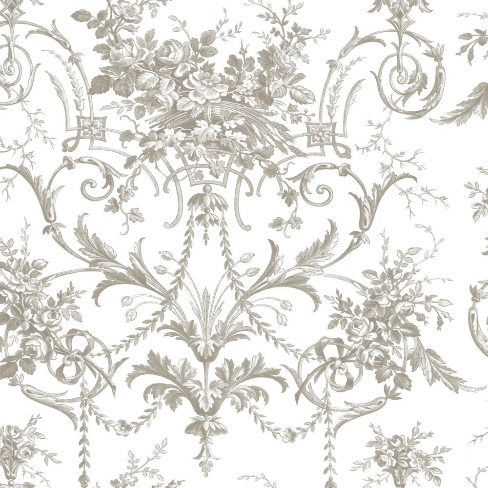 Laura Ashley Tuileries Dark Dove Grey Wallpaper - 130111_TILE_TUILERIES DARK DOVE GREY_01.jpg