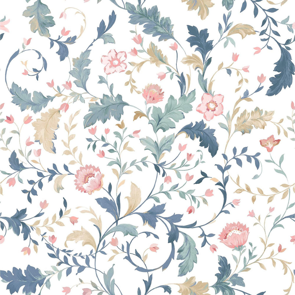 Laura Ashley Litton Dusky Seaspray Wallpaper - 130099_TILE_LITTON DUSKY SEASPRAY_01.jpg