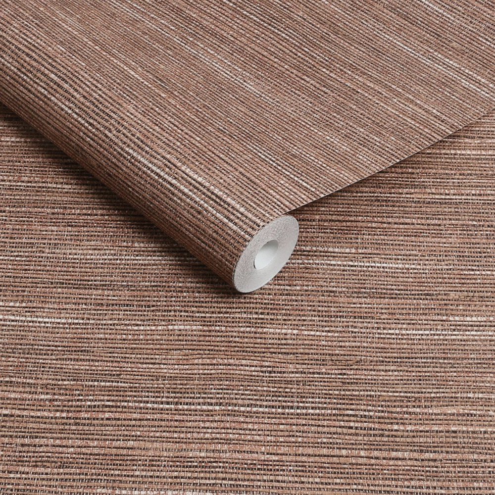 Emperor Grasscloth Terracotta Wallpaper - 128772_ROLLSHOT_EMPEROR GRASSCLOTH TERRA_01.jpg