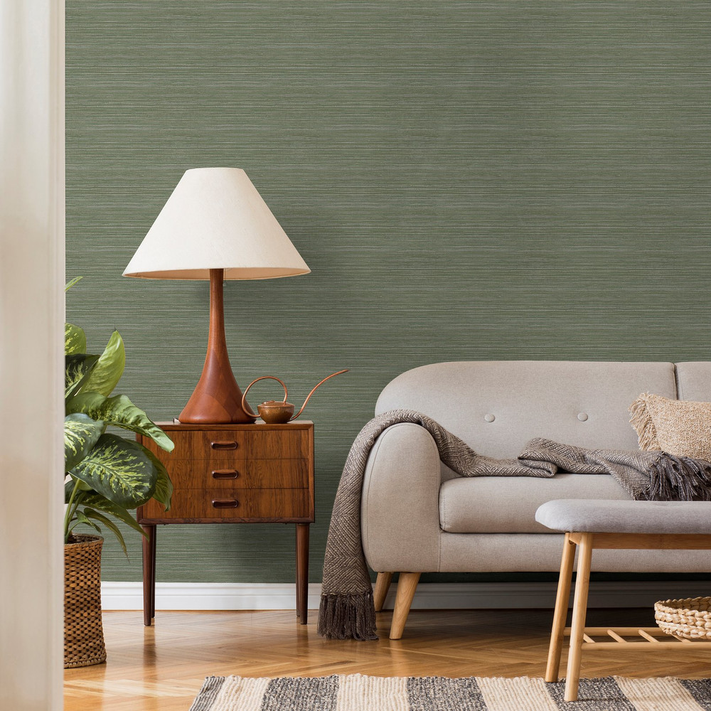 Emperor Grasscloth Emerald Wallpaper - 128769_ROOMSET_EMPEROR GRASSCLOTH EMERALD_01.jpg
