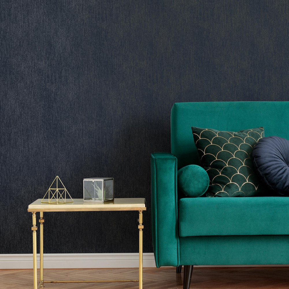 Refine Texture Navy Wallpaper - 128012_ROOMSET_01.jpg