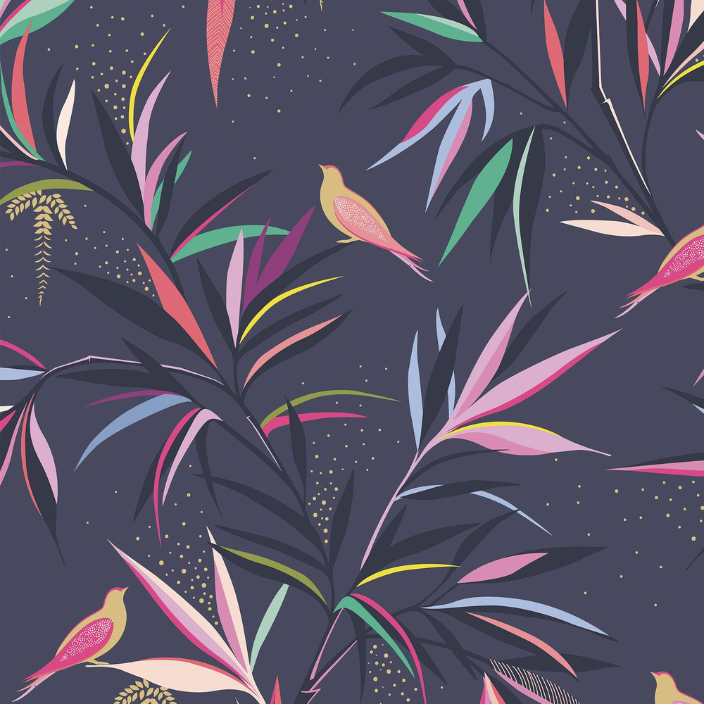 Bamboo Smokey Blue Roller Blind - 130743rol_DETAIL_01.jpg