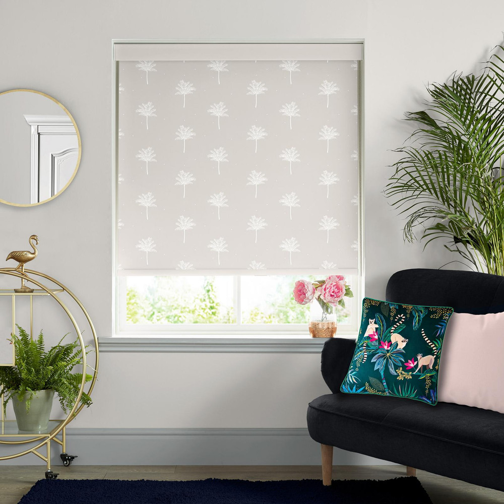Small Palm Tree Linen Roller Blind - 131139rol_ROOMSET_01.jpg