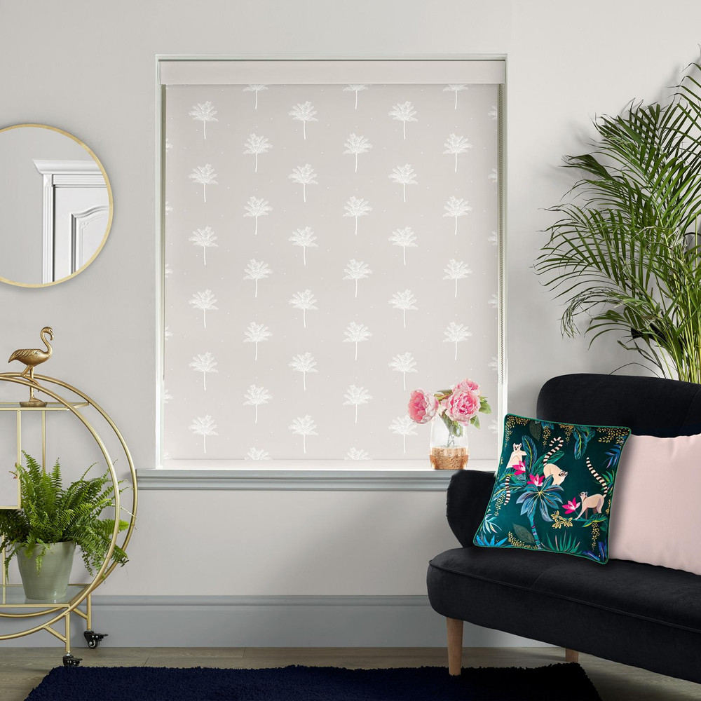 Small Palm Tree Linen Roller Blind by Sara Miller - 131139rol_ROOMSET_02.jpg