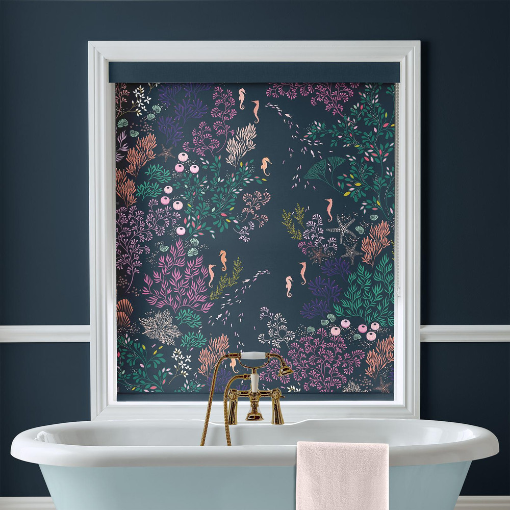 Underwater Midnight Roller Blind by Sara Miller - 131159rol_ROOMSET_02.jpg
