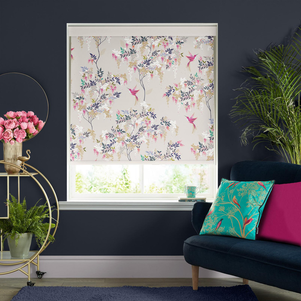 Hummingbird Oyster Roller Blind by Sara Miller - 131115rol_ROOMSET_01.jpg