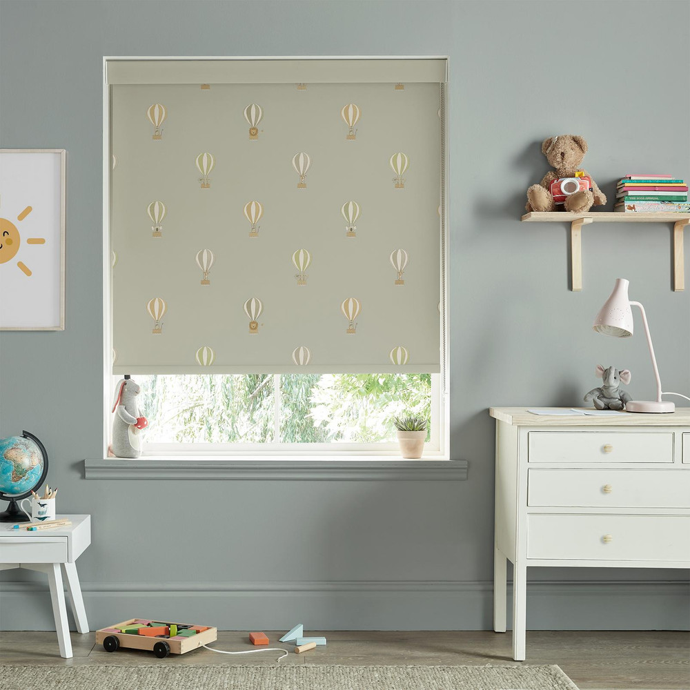 Bears & Balloons Mint Grey Roller Blind - 131171rol_ROOMSET_01.jpg