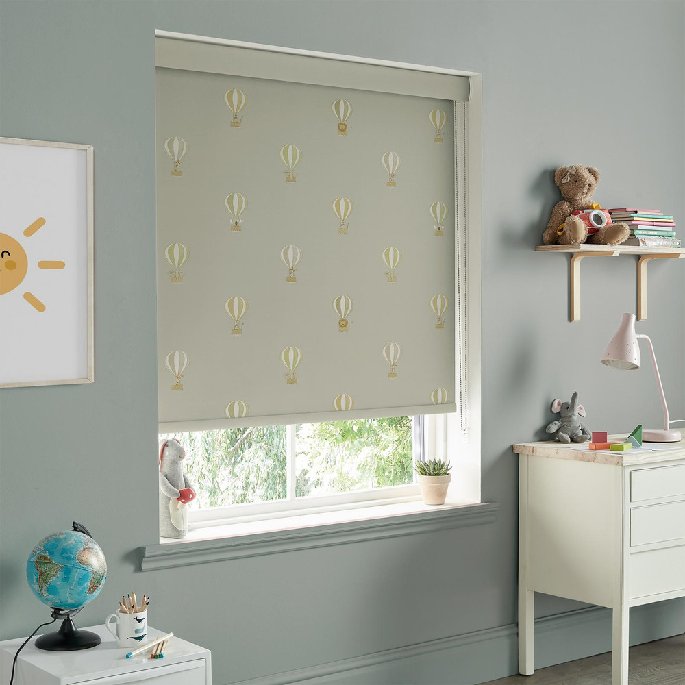 Bears & Balloons Mint Grey Roller Blind - 131171rol_ROOMSET_02.jpg