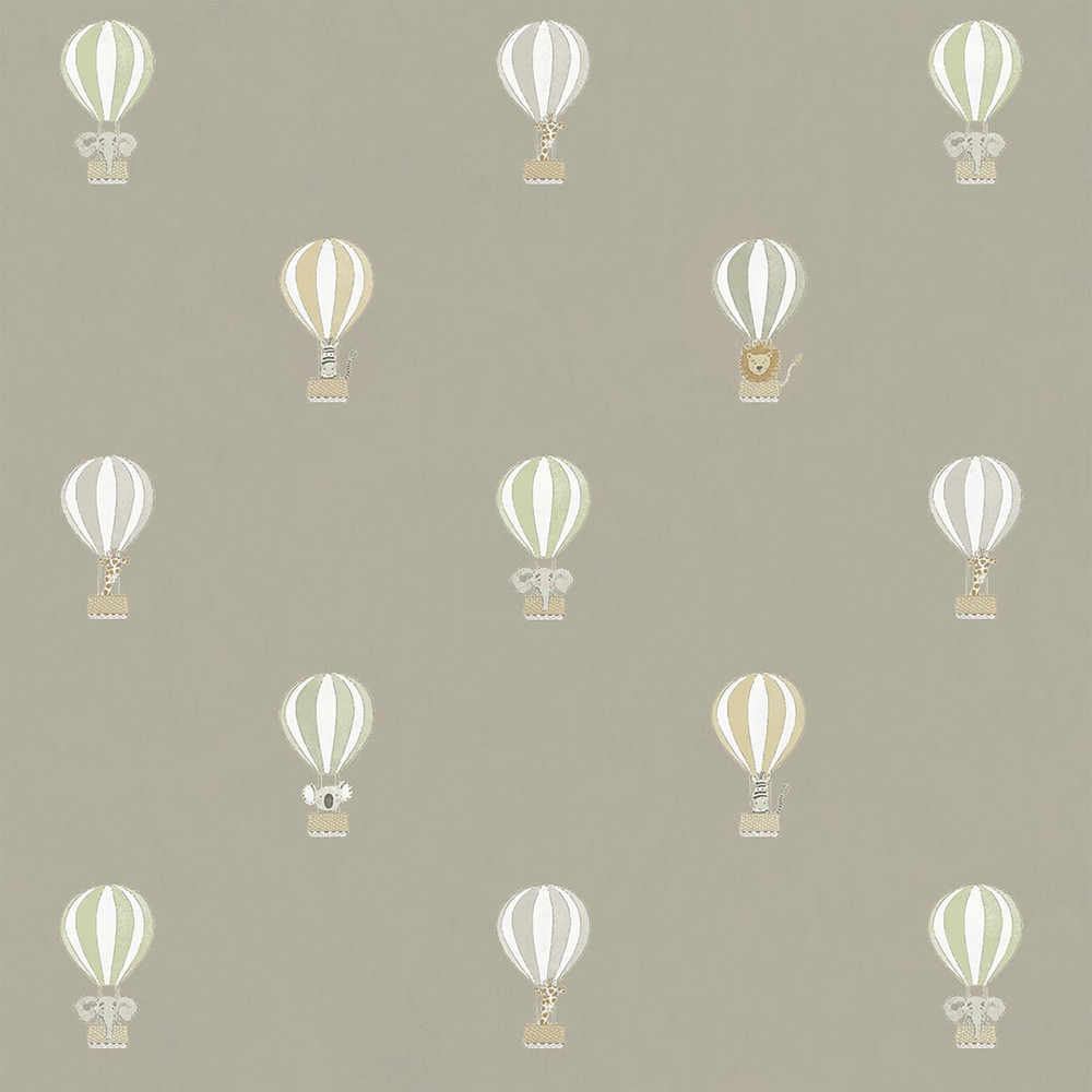 Bears & Balloons Mint Grey Roller Blind - 131171rol_DETAIL_01.jpg