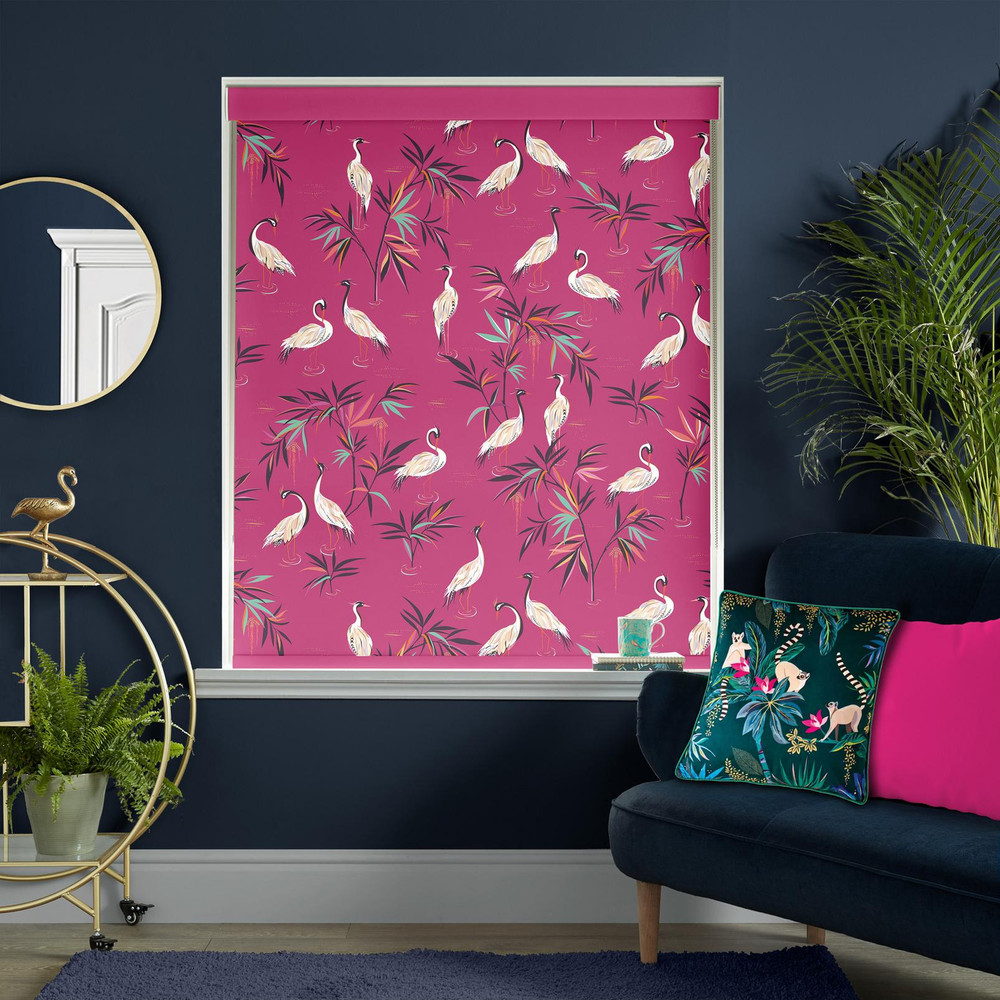 Heron Fuchsia Roller Blind by Sara Miller - 131099rol_ROOMSET_02.jpg