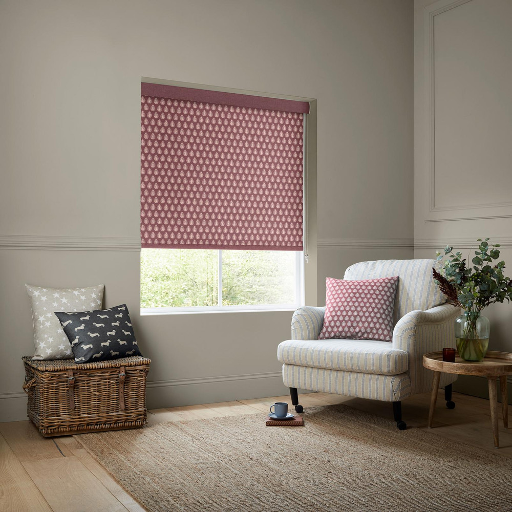 Jaipur Raspberry Roller Blind by Emily Bond - 131065rol_ROOMSET_02.jpg