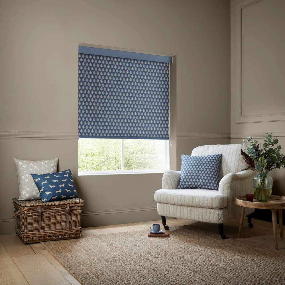 Jaipur Indigo Roller Blind by Emily Bond - 131059rol_ROOMSET_02.jpg