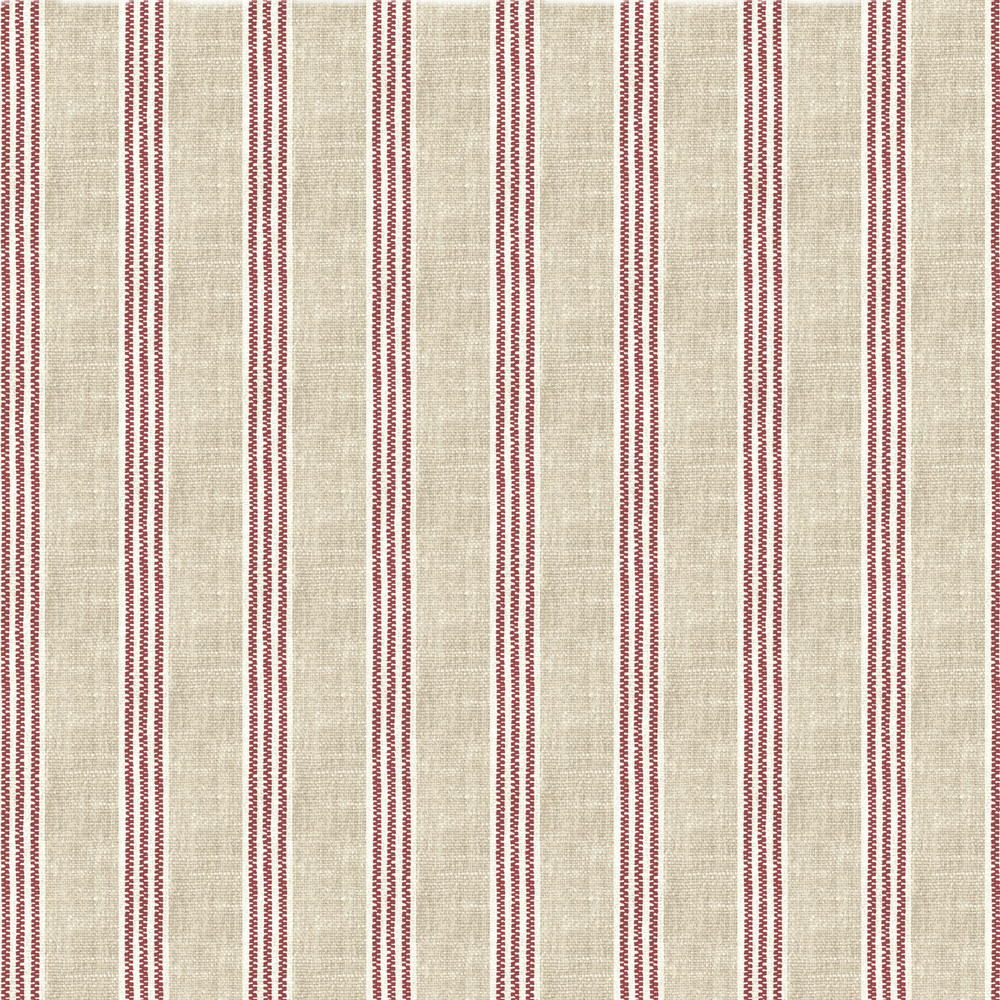 George Stripe Print Red Roller Blind by Emily Bond - 131047rol_DETAIL_01.jpg