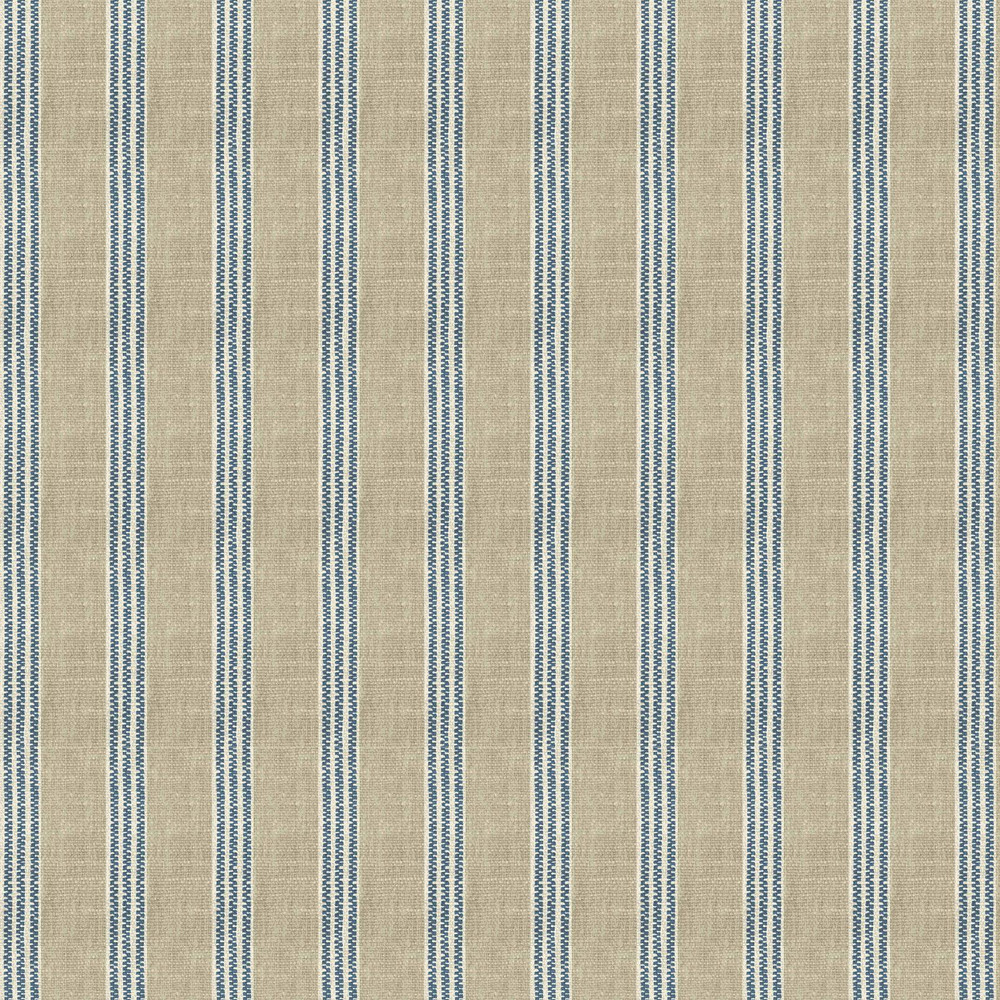 George Stripe Indigo Roller Blind by Emily Bond - 131035rol_DETAIL_01.jpg