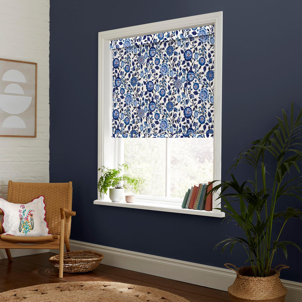 Strawberry Gardens Blue Roller Blind - 130993rol_ROOMSET_02.jpg