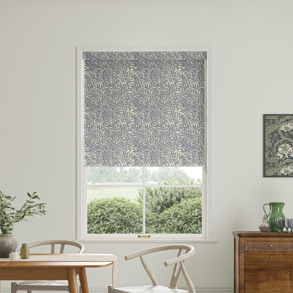 Willow Indigo Roller Blind by William Morris At Home - 130902rol_ROOMSET_01.jpg