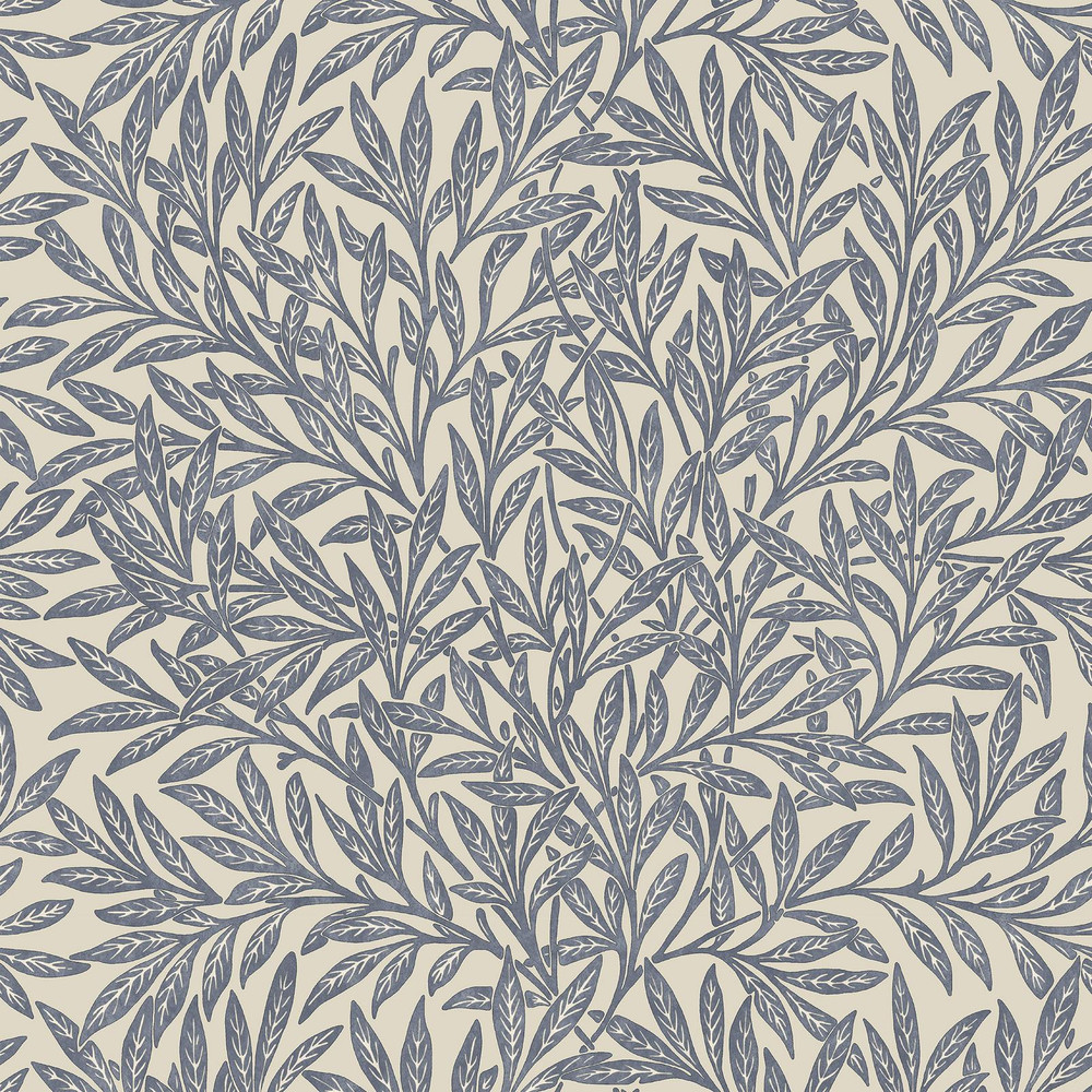 Willow Indigo Roller Blind by William Morris At Home - 130902rol_DETAIL_01.jpg