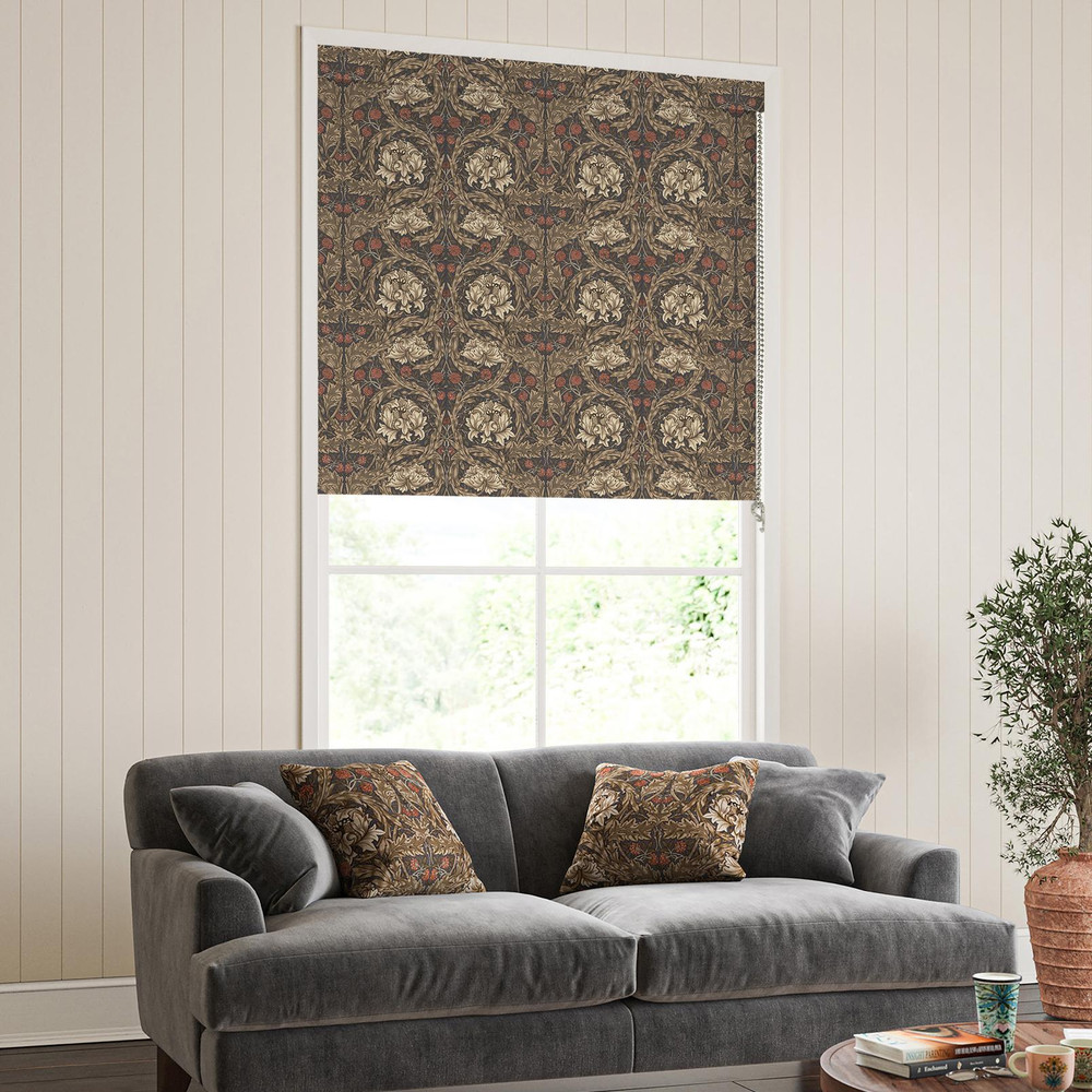 African Marigold Walnut Roller Blind by William Morris At Home - 130839rol_ROOMSET_02.jpg