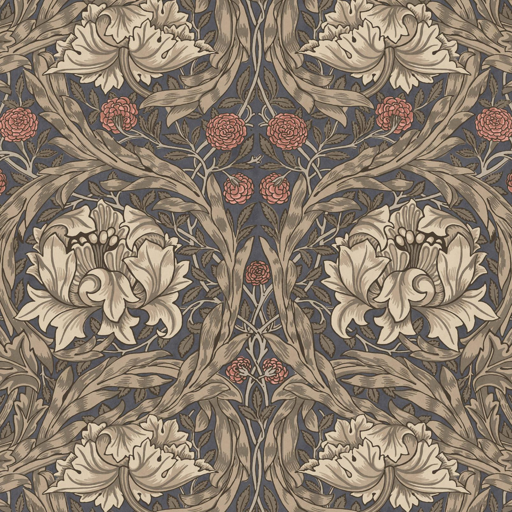 African Marigold Walnut Roller Blind by William Morris At Home - 130839rol_DETAIL_01.jpg
