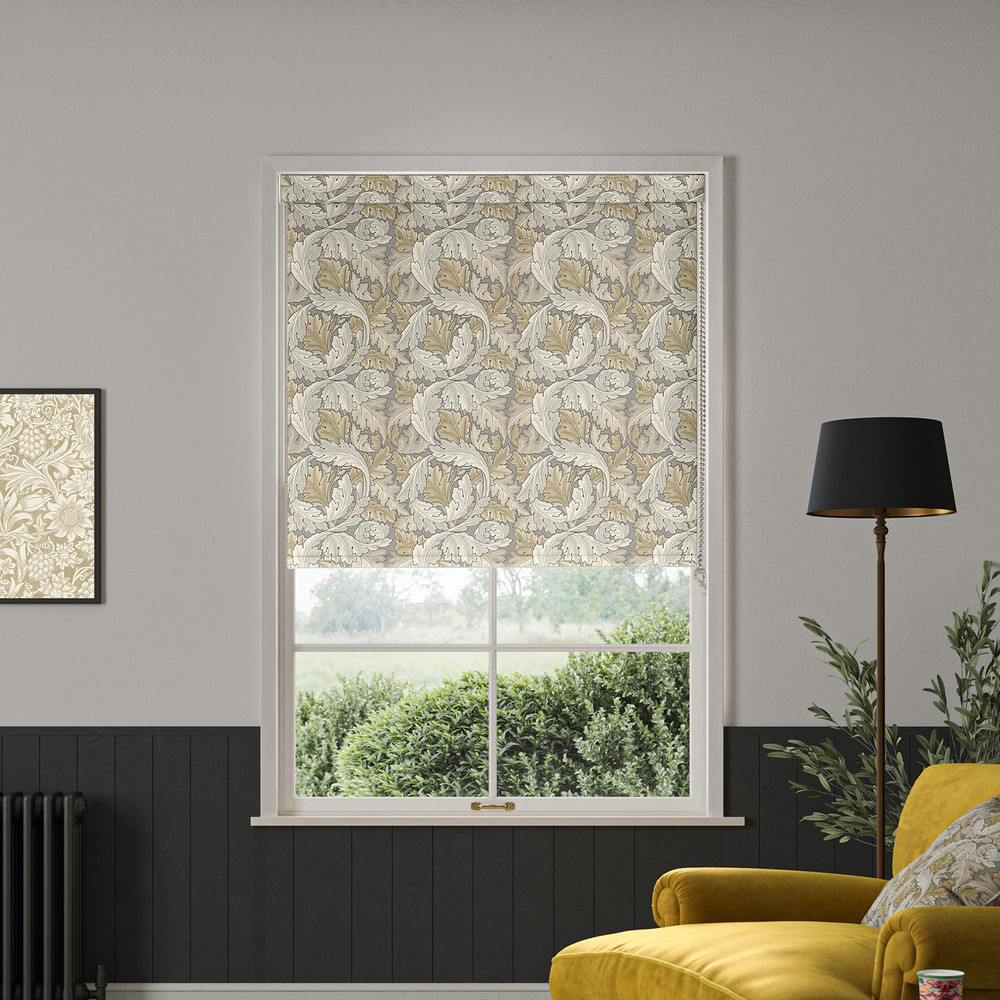 Acanthus Flint Roller Blind by William Morris At Home - 130824rol_ROOMSET_01.jpg
