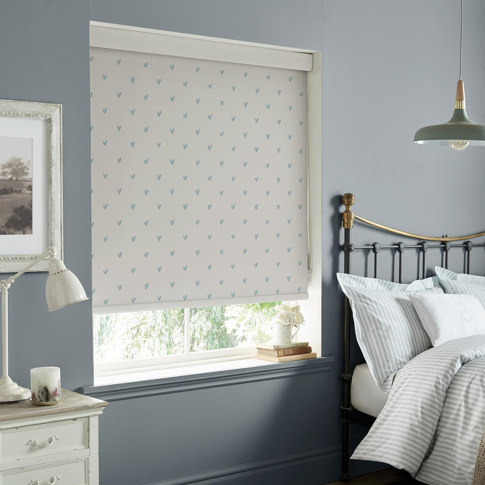 Hearts Duckegg Roller Blind - 130783rol_ROOMSET_02.jpg