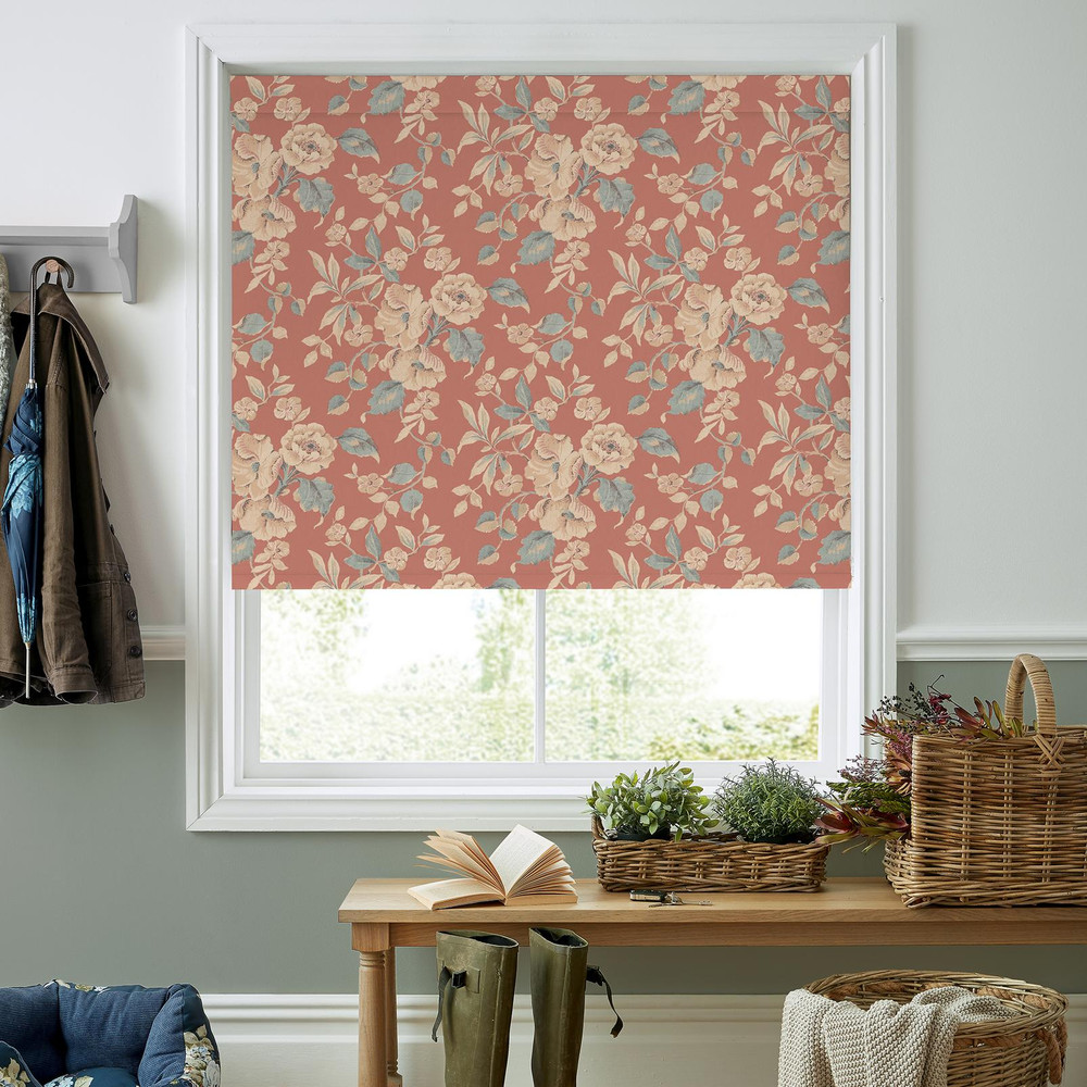 Aylworth Trail Terracotta Orange Roller Blind by Laura Ashley - 130665rol_ROOMSET_01.jpg