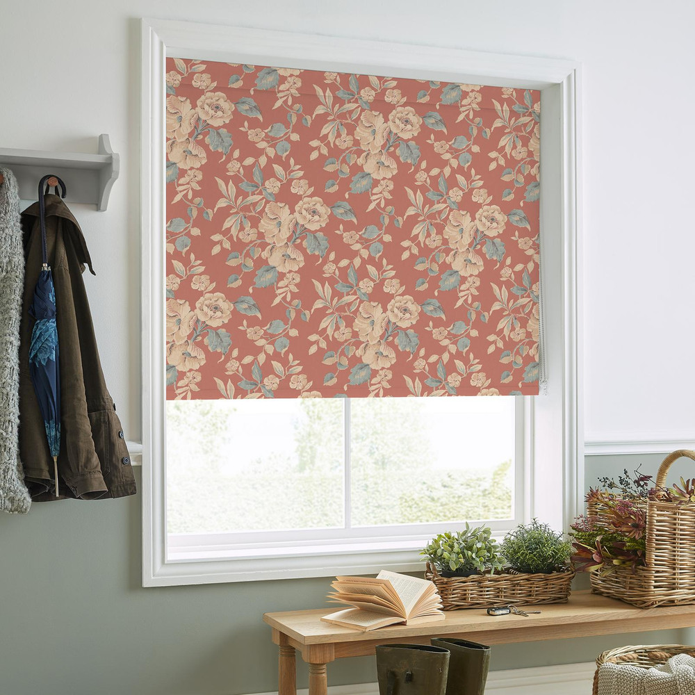 Aylworth Trail Terracotta Orange Roller Blind by Laura Ashley - 130665rol_ROOMSET_02.jpg