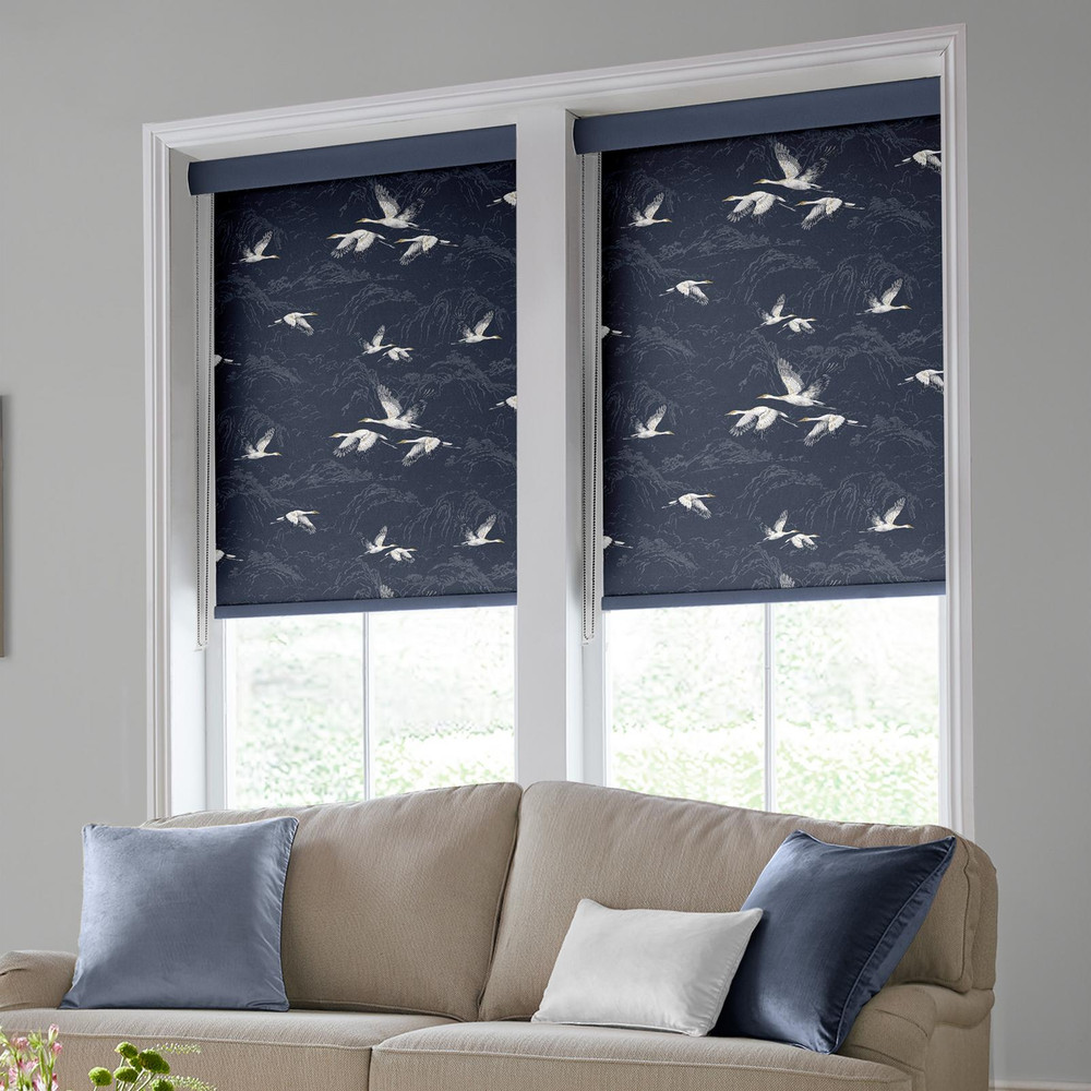 Animalia Midnight Roller Blind by Laura Ashley - 130657rol_ROOMSET_02.jpg