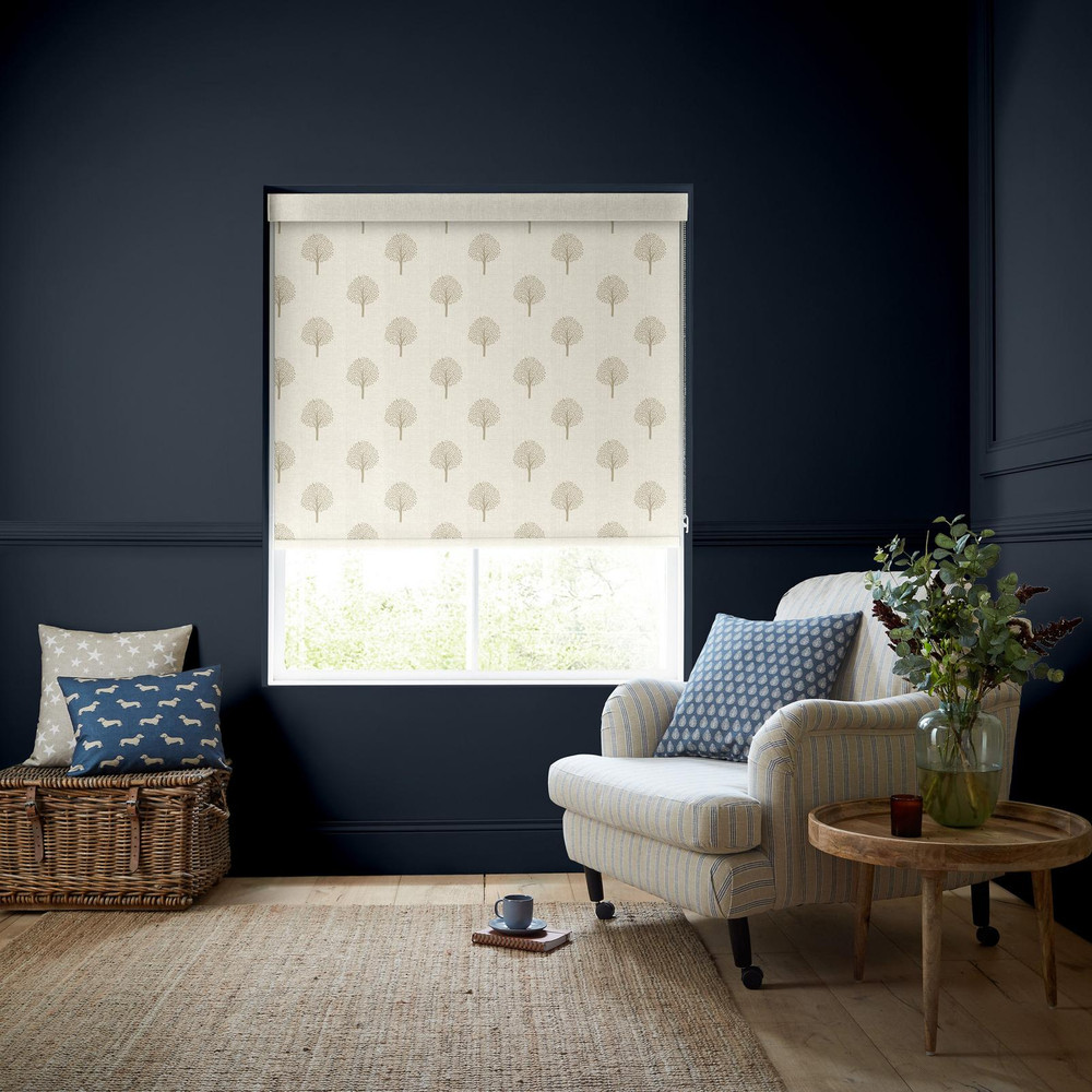 Yew Tree Linen Roller Blind by Emily Bond - 130643rol_ROOMSET_01.jpg