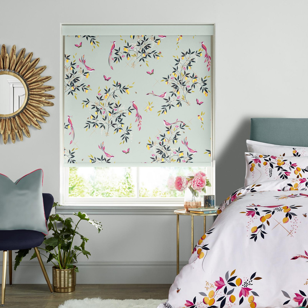 Birds & Trellis Duckegg Roller Blind - 131071rol_ROOMSET_01.jpg