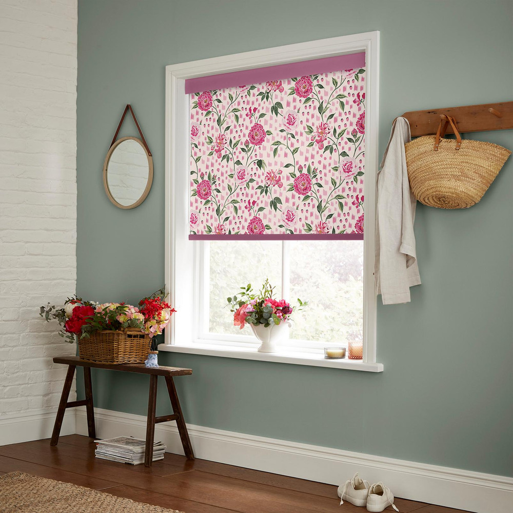 Tea Rose Pink Roller Blind by Cath Kidston - 131014rol_ROOMSET_02.jpg