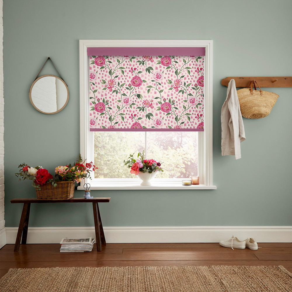 Tea Rose Pink Roller Blind by Cath Kidston - 131014rol_ROOMSET_01.jpg