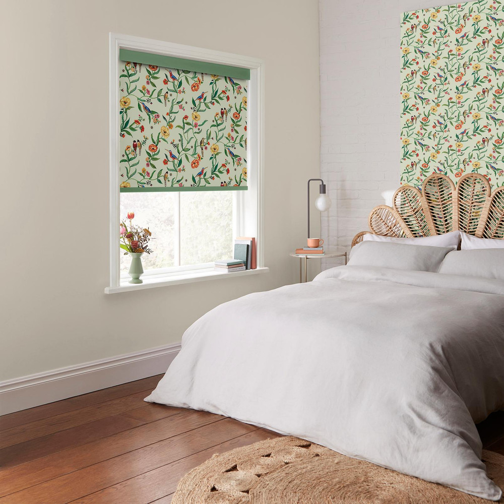 Summer Birds Green Roller Blind by Cath Kidston - 131006rol_ROOMSET_02.jpg