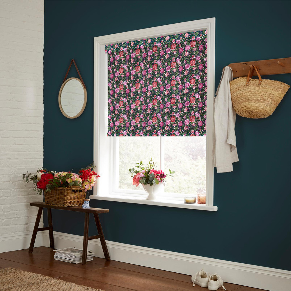 Dolly Rose Teal Roller Blind - 130949rol_ROOMSET_02.jpg