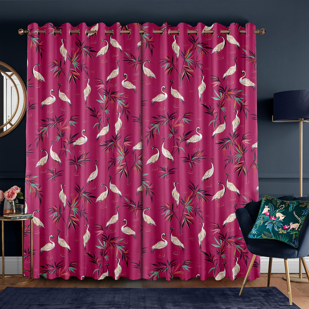 Heron Fuchsia Curtains by Sara Miller - 131096cur_ROOMSET_02.jpg