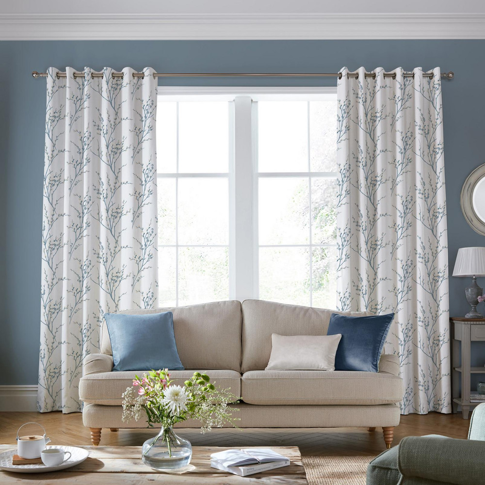 Pussy Willow Off White/Seaspray Curtains by Laura Ashley - 130717cur_ROOMSET_02.jpg