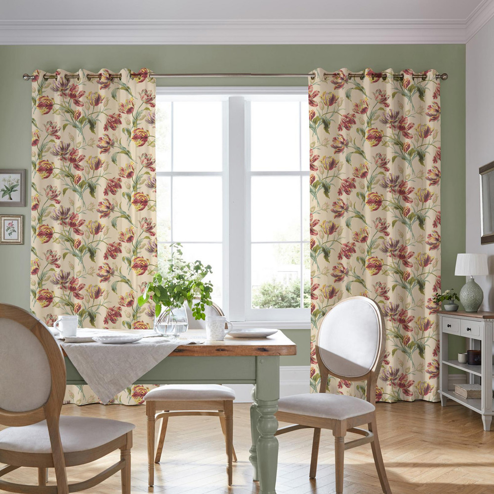 Gosford Cranberry Curtains by Laura Ashley - 130681cur_ROOMSET_01.jpg
