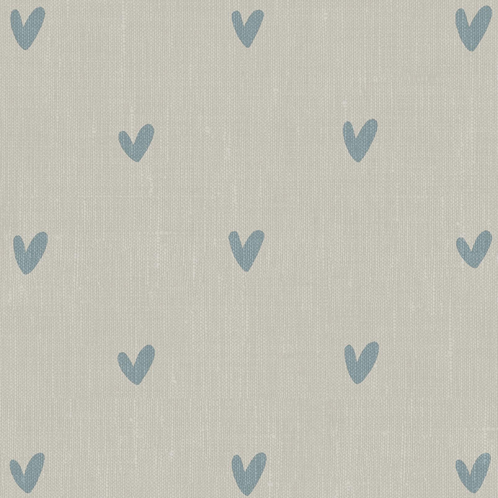 Hearts Duckegg Curtains by Sophie Allport - 130780cur_DETAIL_01.jpg